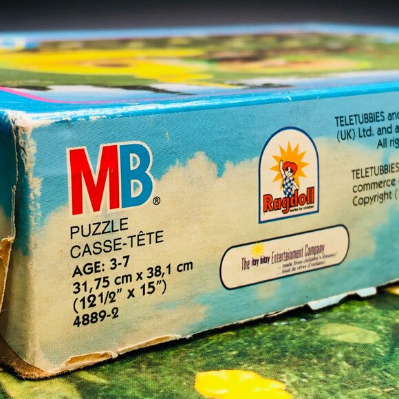 Vintage 1998 TELETUBBIES 24 piece Jigsaw Puzzle + 2 Unopened Y2K McDonalds Toys - Picture 8 of 11